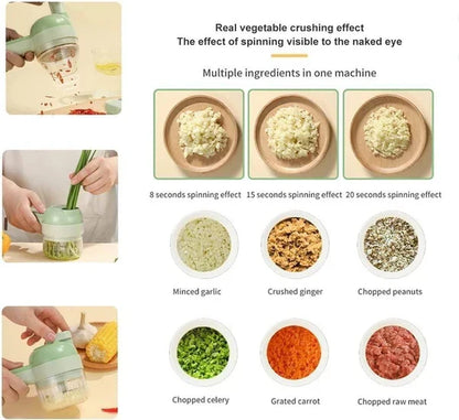 4 in 1 Electric Vegetable Cutter